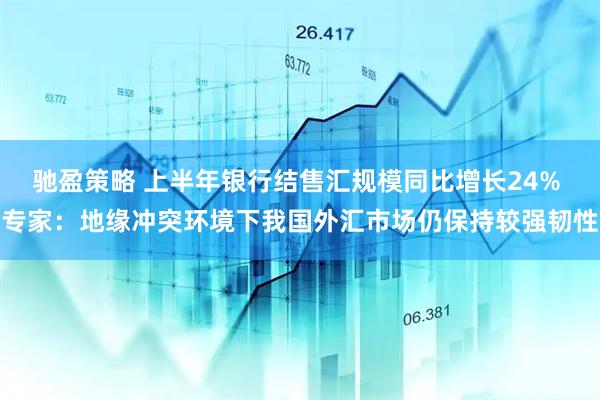 驰盈策略 上半年银行结售汇规模同比增长24% 专家：地缘冲突环境下我国外汇市场仍保持较强韧性